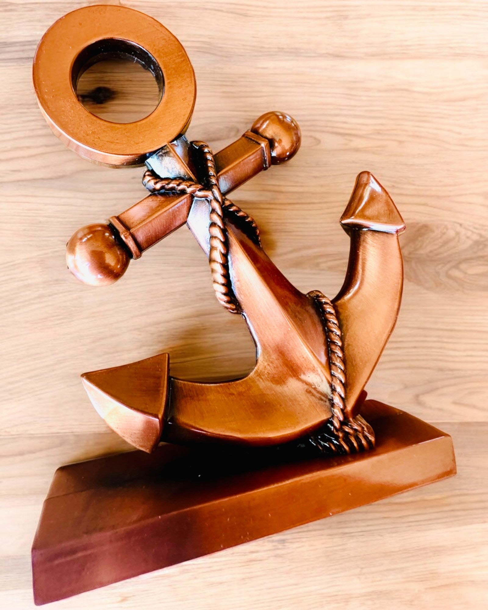 Alumiininen Koristeellinen Ankkuri - Tyylikäs Koriste Kaiverrusmahdollisuudella - 3 värivaihtoehtoa