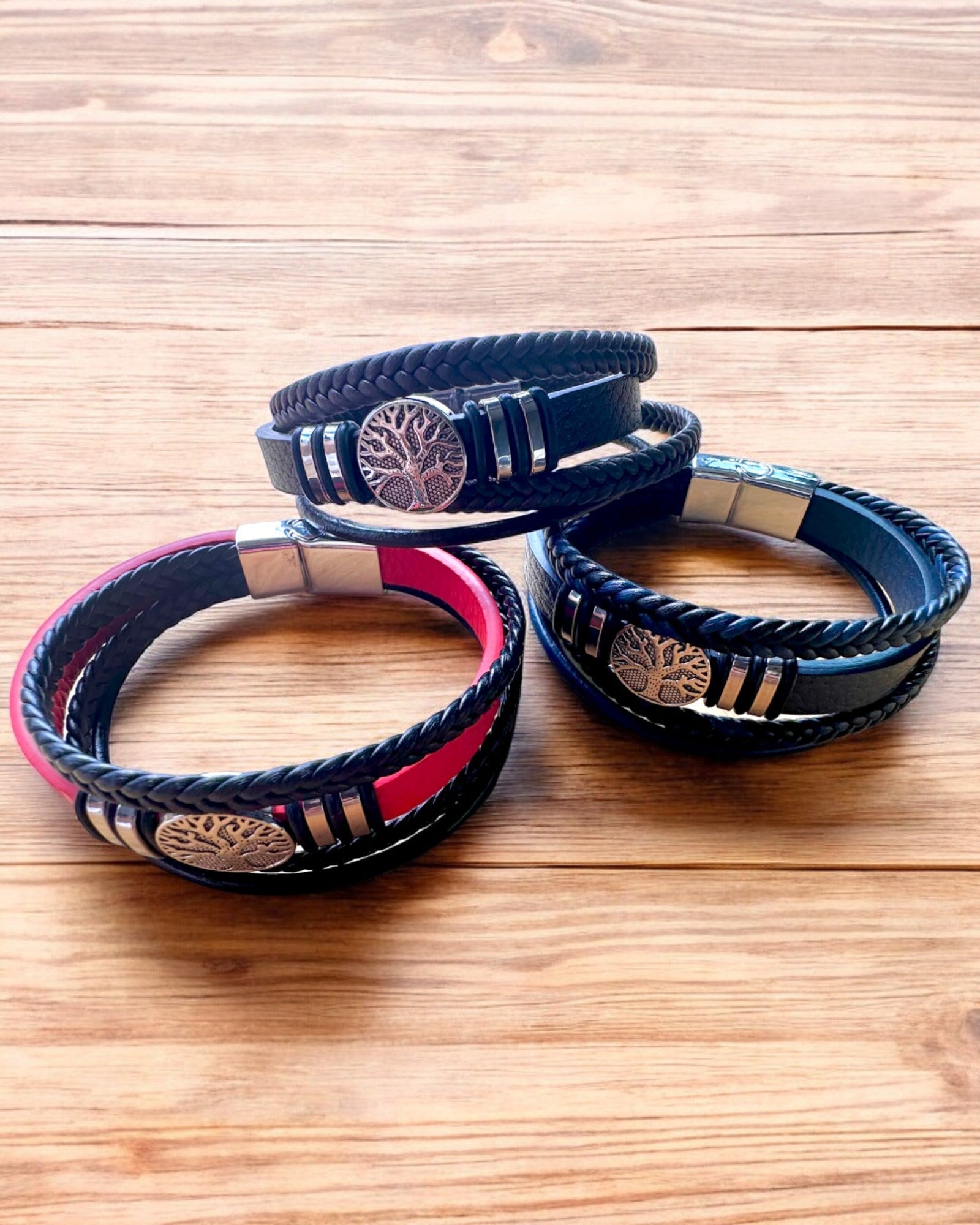 "Elämän Puu" -rannekoru, joka voidaan personoida lahjaksi, 3 värivaihtoehtoa