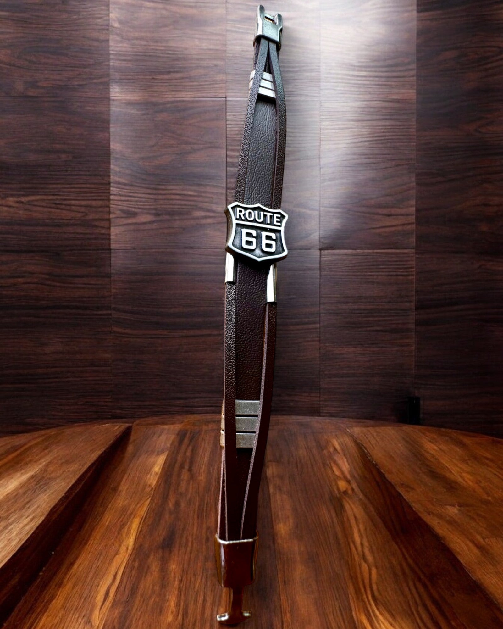 Matkailijan rannekoru Route 66 - mahdollisuus personointiin kaiverruksella