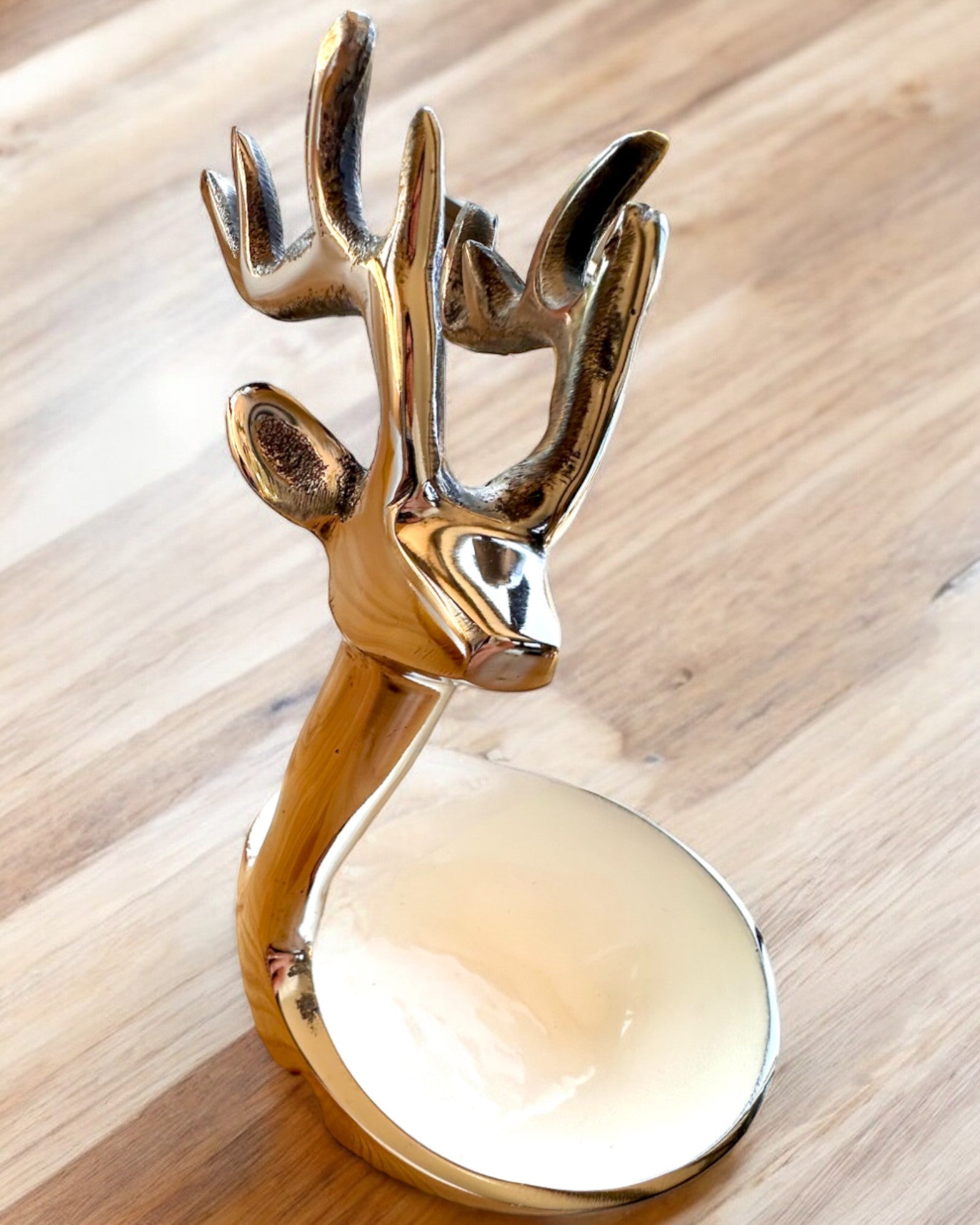 Elegantti kulho Sarvien Kauneus – Käsityö Intiasta, personointi kaiverruksella