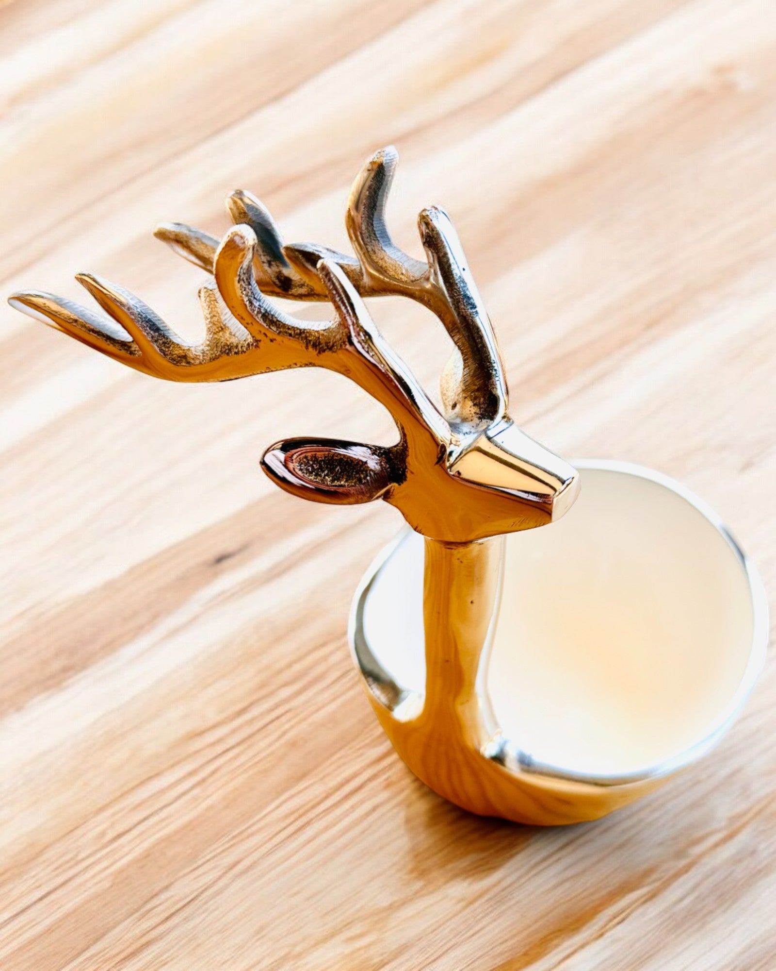 Elegantti kulho Sarvien Kauneus – Käsityö Intiasta, personointi kaiverruksella