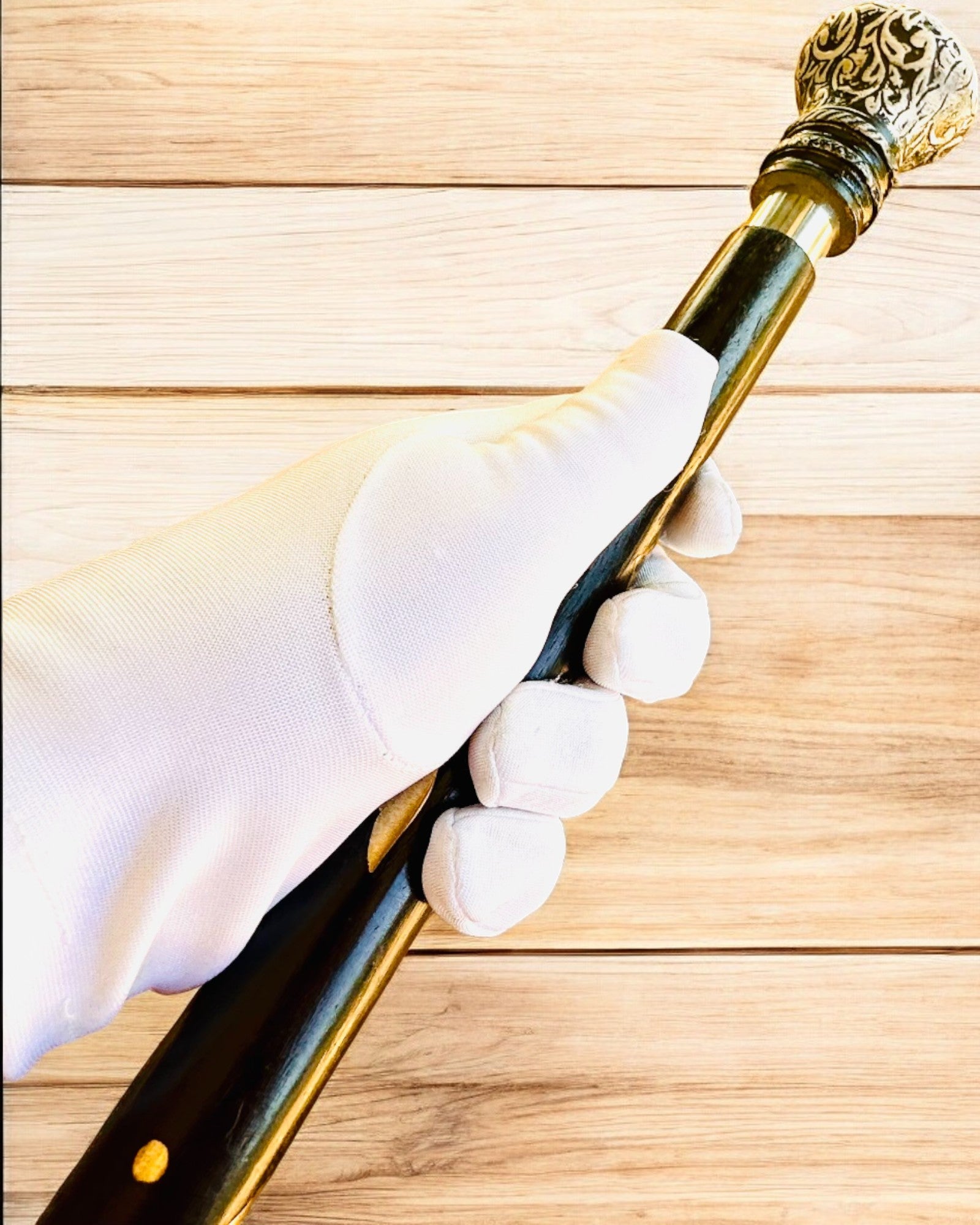 Kävelykeppi "Majesteettikeppi" Puinen Käsintehty, kaiverrusmahdollisuus, 2 vaihtoehtoa valittavana