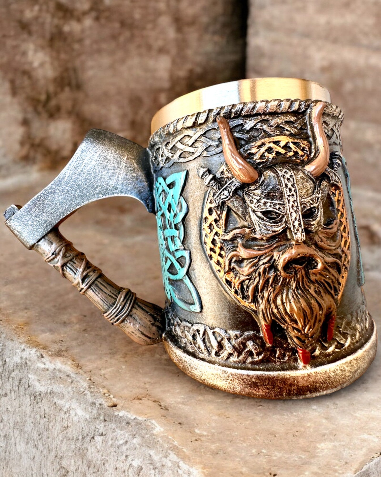 Viikinkimuki Ragnar's Horn - Kaiverrusmahdollisuudella lahjaksi, 250 ml