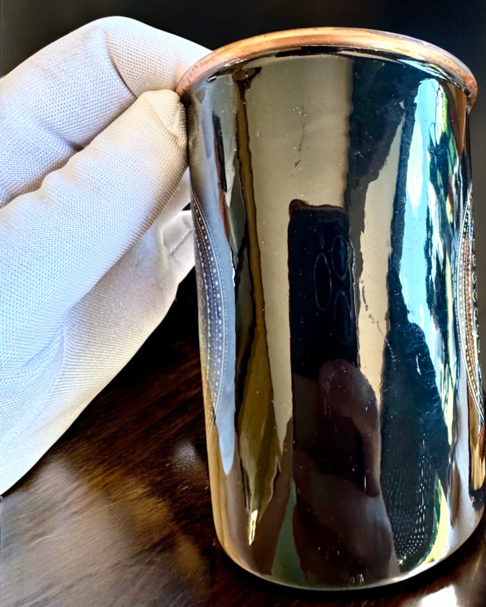 Kuparisarja Mandala – Pullo 1L + 2 Kuppia Kotelo, mahdollisuus personointiin kaiverruksella lahjaksi