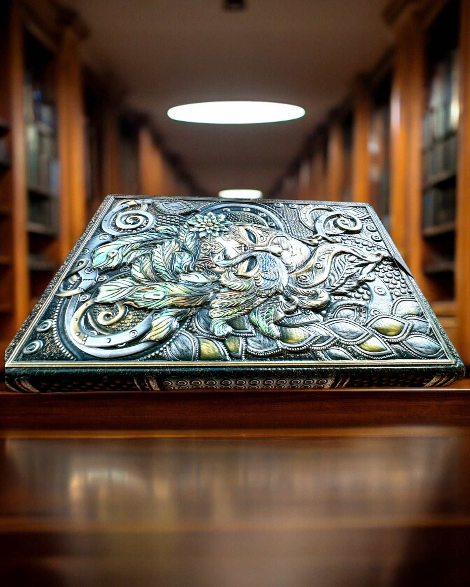 Taiteellinen muistikirja, naamiointimuistikirja - A5, personointi kaiverruksella lahjaksi