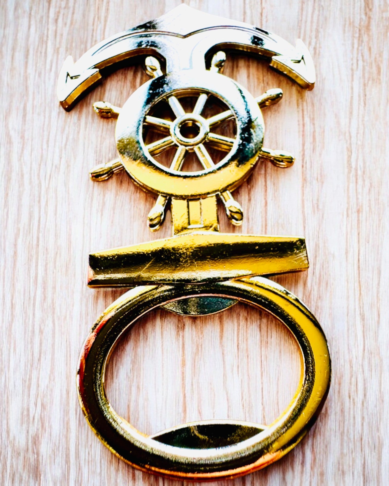 Kapteenin pullonavaaja - mahdollisuus personointiin kaiverruksella, hopeanvärinen