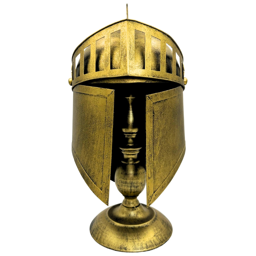 Grecki Hełm Dekoracyjny Retro – Replika Metal – 6646A