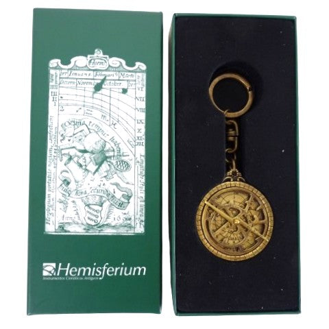 Brelok Premium Astrolabium Mosiężny - Prezent Astronomia – H80