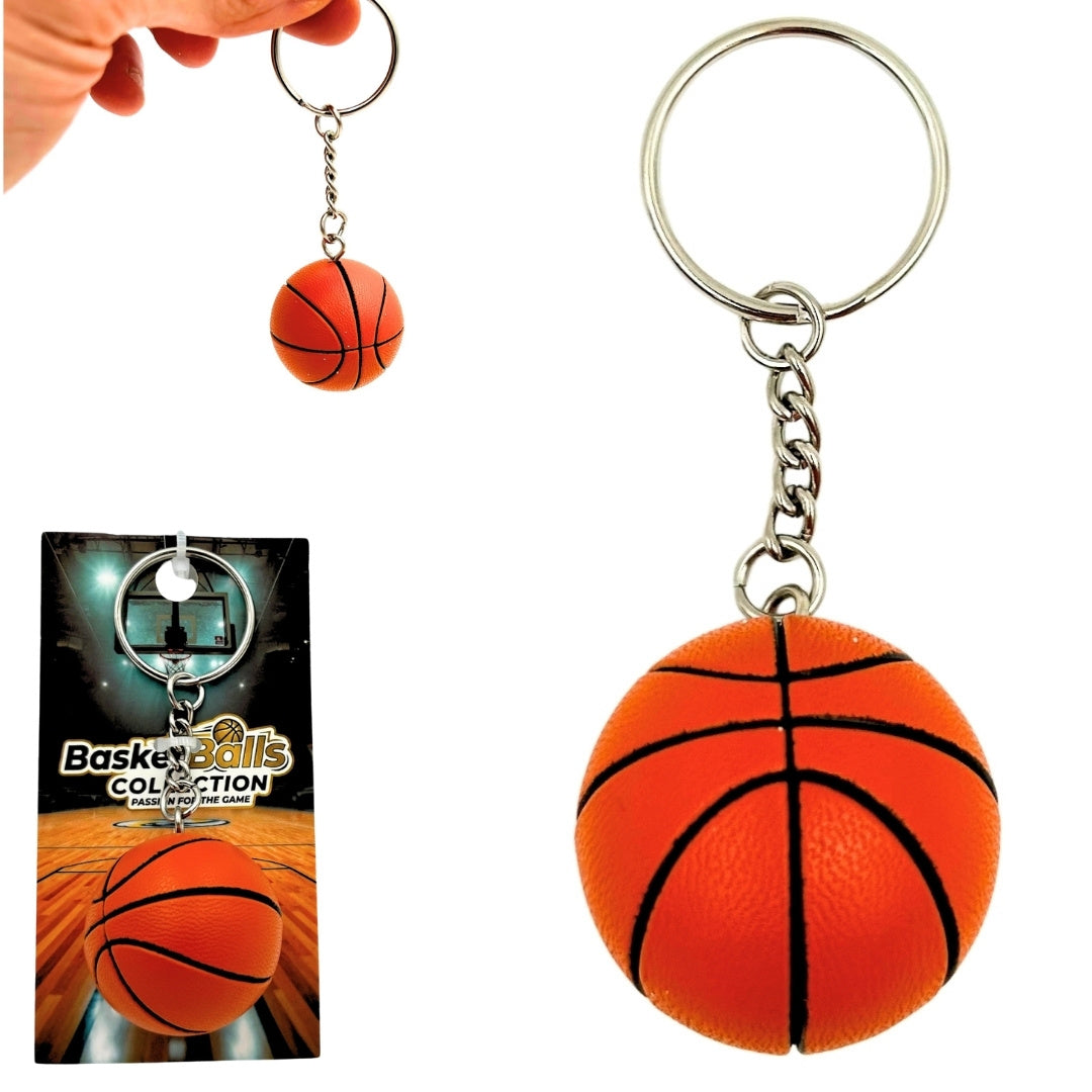 Sportowy Brelok do Kluczy Koszykówka – Prezent dla Koszykarza - BBK-001