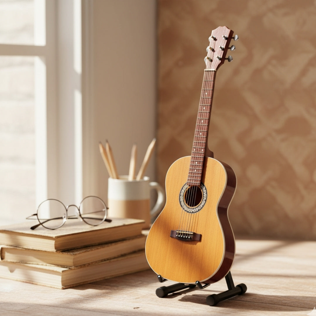 Mini Gitara Klasyczna - Drewniana Dekoracja - MGT-5920