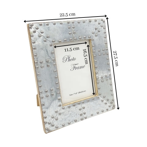 Drewniana ramka na zdjęcia Silver - 30159 - format zdjęcia 18x13cm