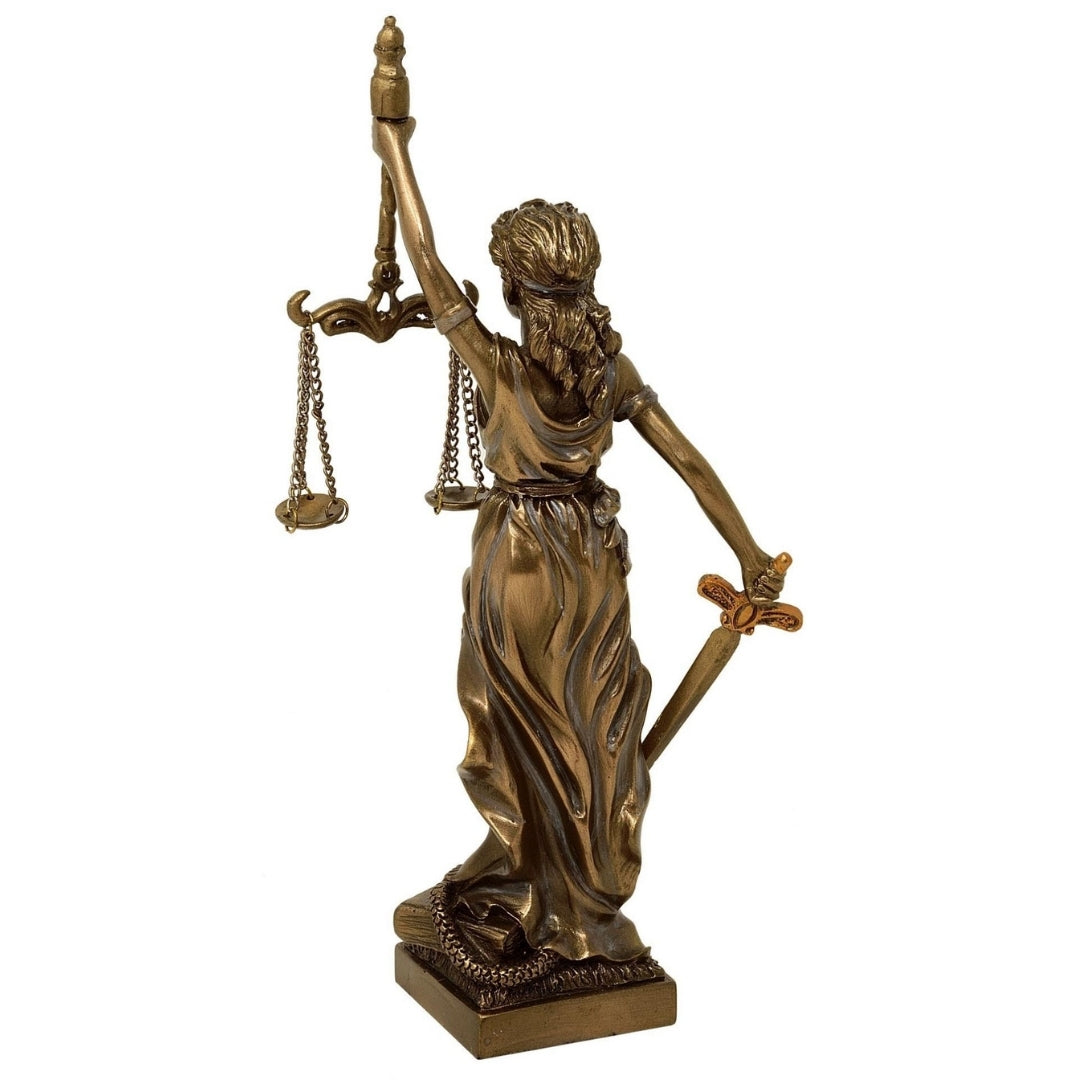 Figurka Temida Bogini Sprawiedliwości 20 cm - Prezent dla Prawnika – MC-90184