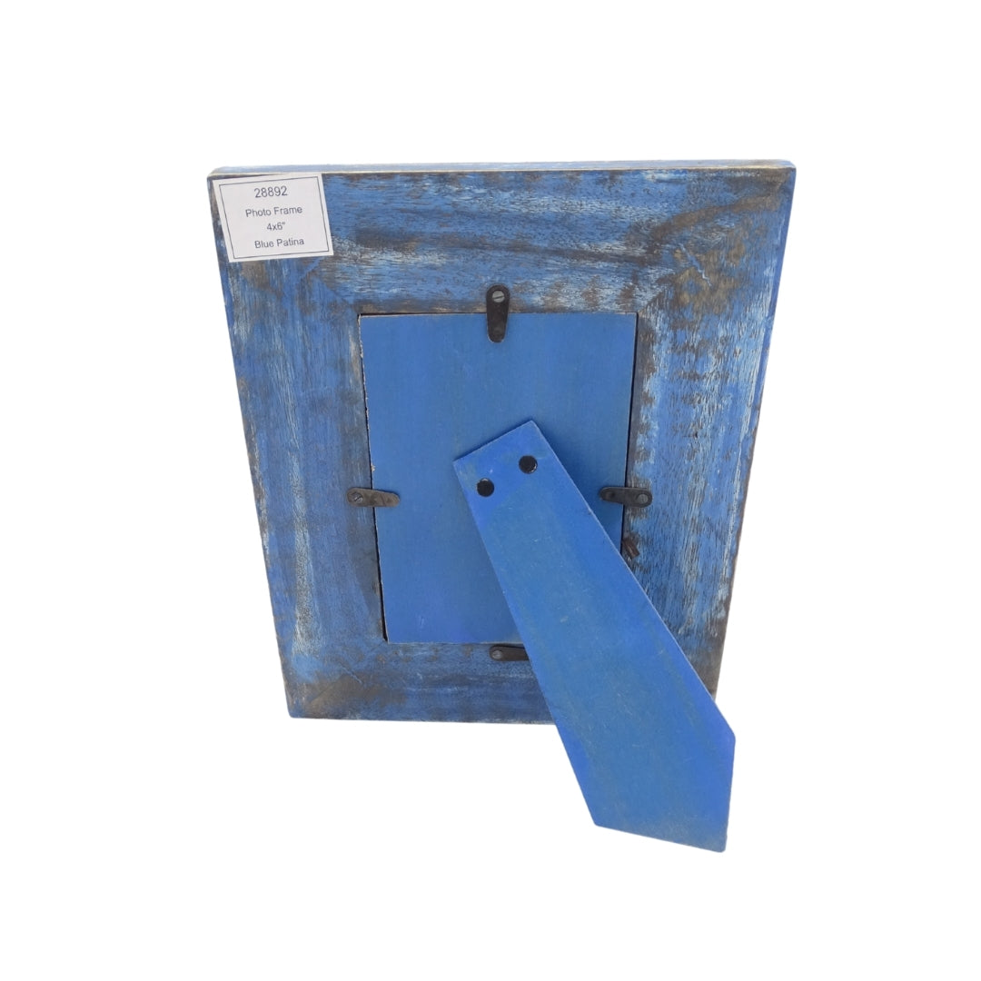 Drewniana ramka na zdjęcia Blue - 28892 - format zdjęcia 15x10cm