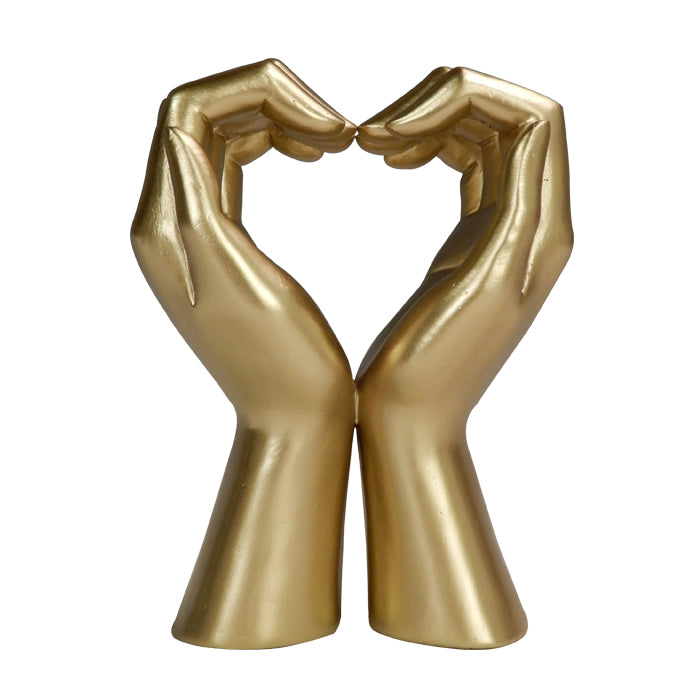 Złota Figurka Dekoracyjna Glamour – Serce z Dłoni
- 44190FJ