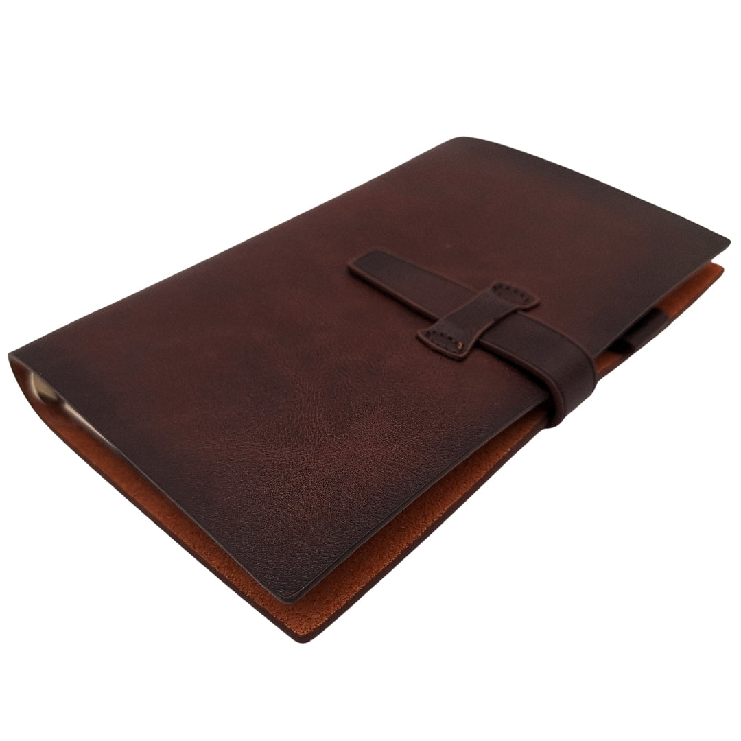 Elegancki Notes Skórzany A6 Retro Vintage z Zamknięciem – Pamiętnik – EE3