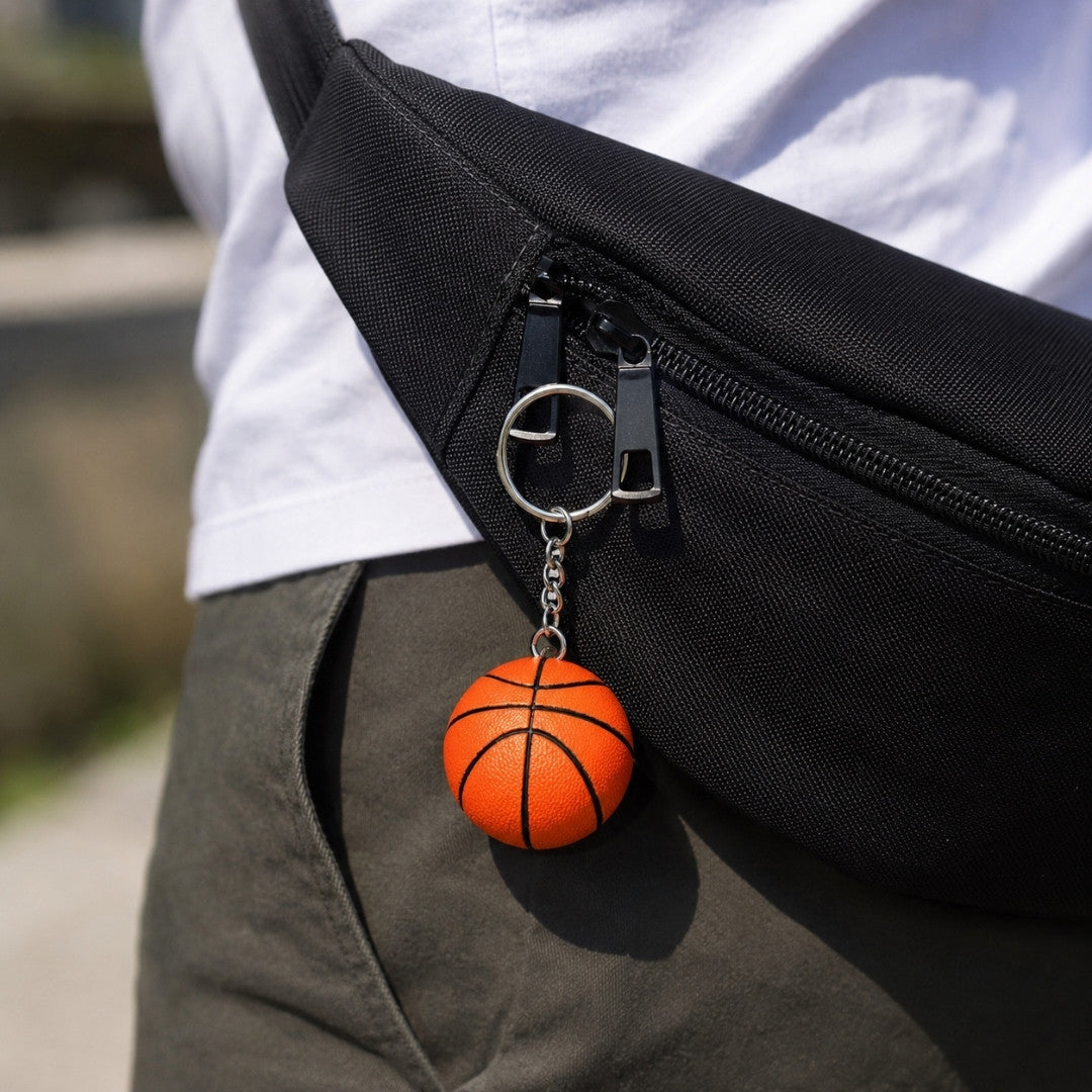 Sportowy Brelok do Kluczy Koszykówka – Prezent dla Koszykarza - BBK-001