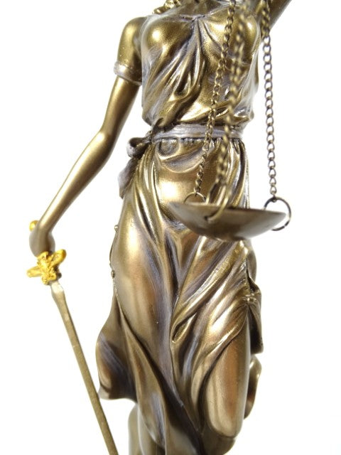 Temida figurka 35 cm - Prezent dla prawnika sędziego - MC-90037