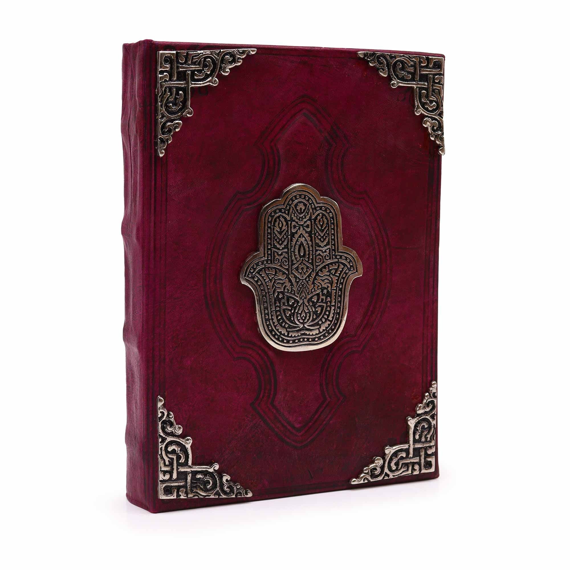 Hefty Red Tan -kirja Hamsa-koristeella
