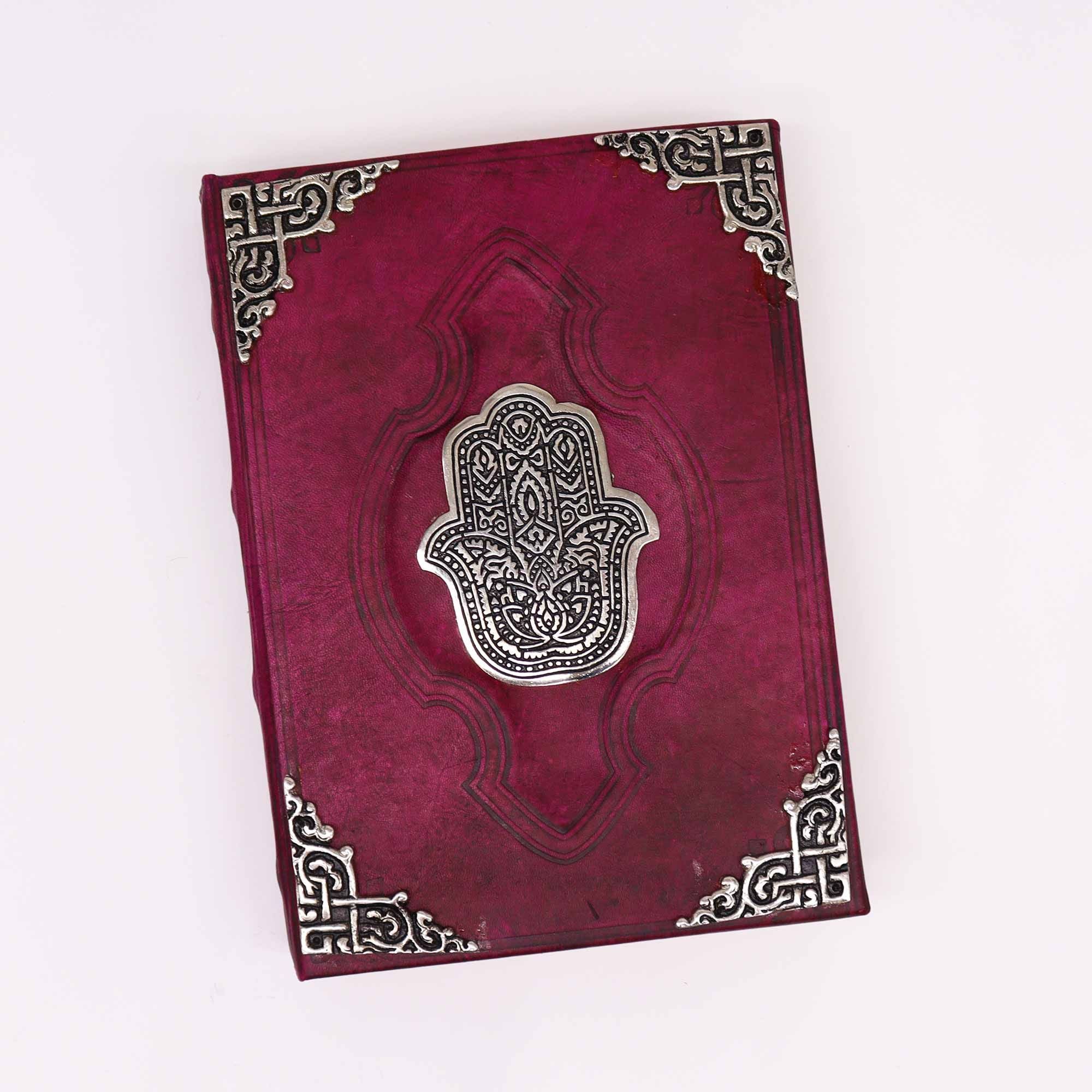 Hefty Red Tan -kirja Hamsa-koristeella