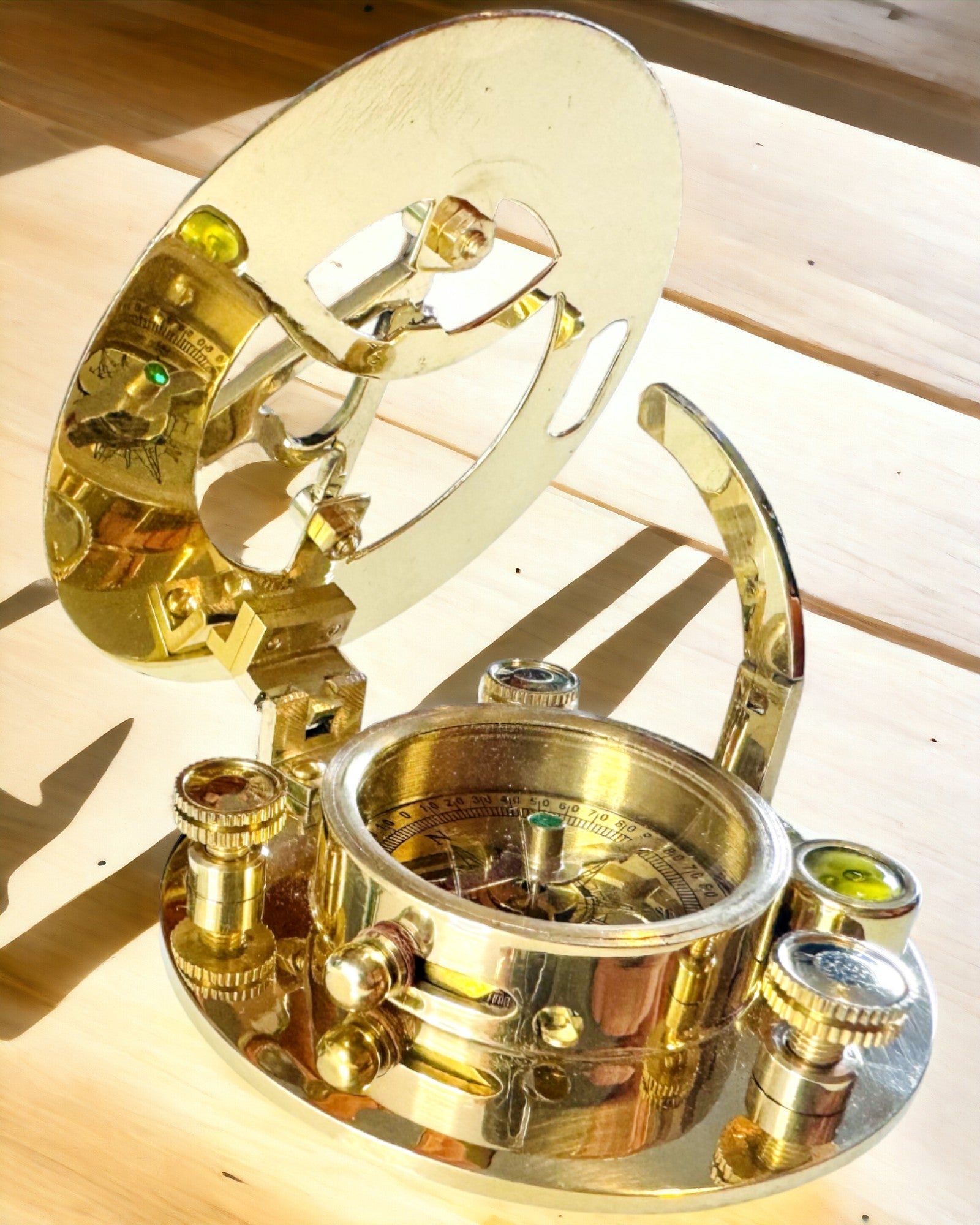 Navigointikompassi sekstantilla ja personointimahdollisuudella - Merellinen XL