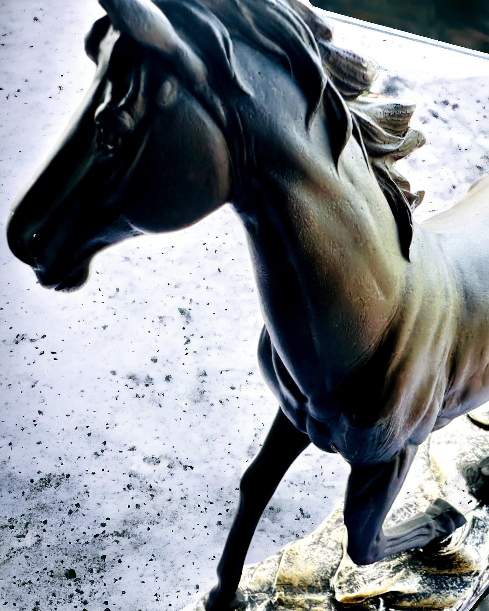 "Czarny Galop" - Tyylikäs Hevospatsas Kaiverrusmahdollisuudella