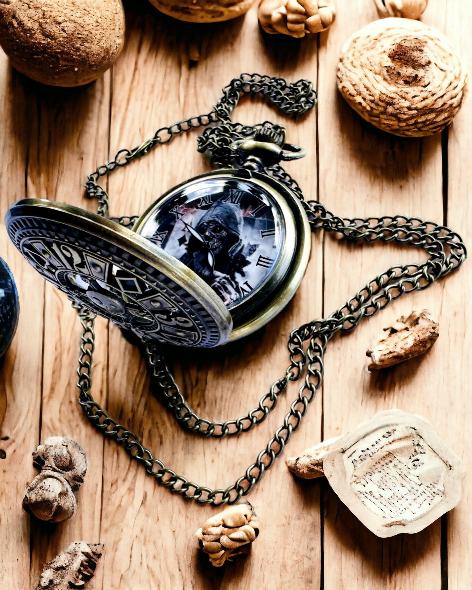 Taskukello "Heritage Timekeeper" Henkilökohtainen lahja kaiverruksella