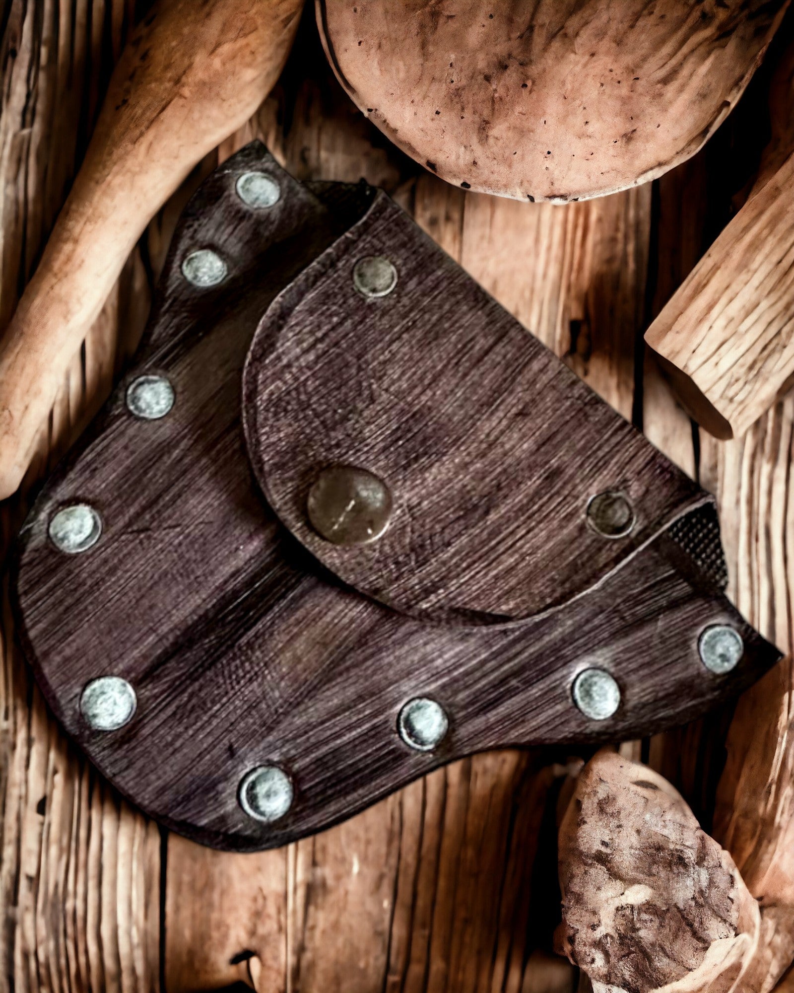 Metsänhaltijan Kätkö - Käsintehty Pieni Nahkainen Pussi