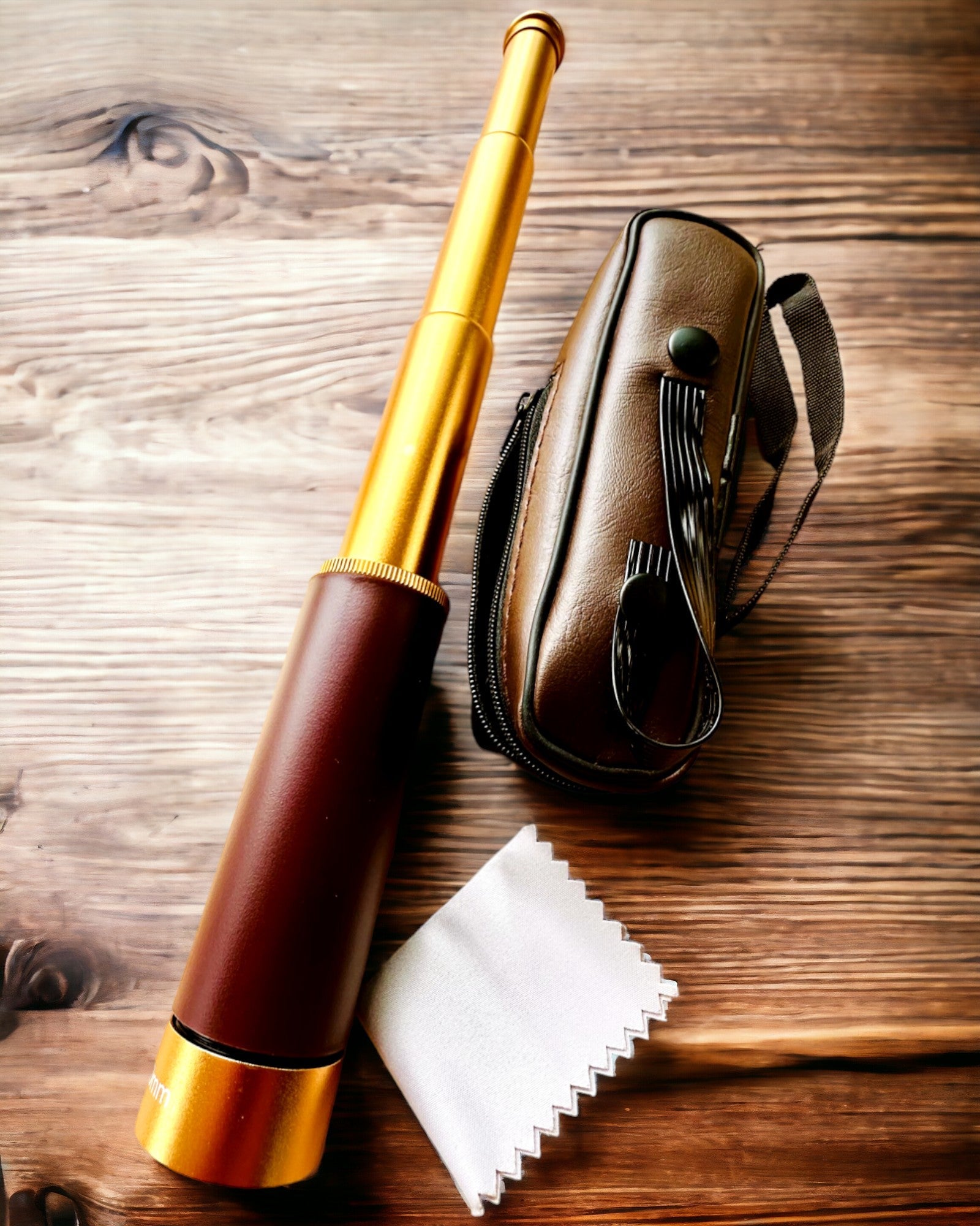 Monokulaarinen kaukoputki Explorer 25x30 - Kannettava, Taitettava Käsikaukoputki, mahdollisuus personointiin kaiverruksella