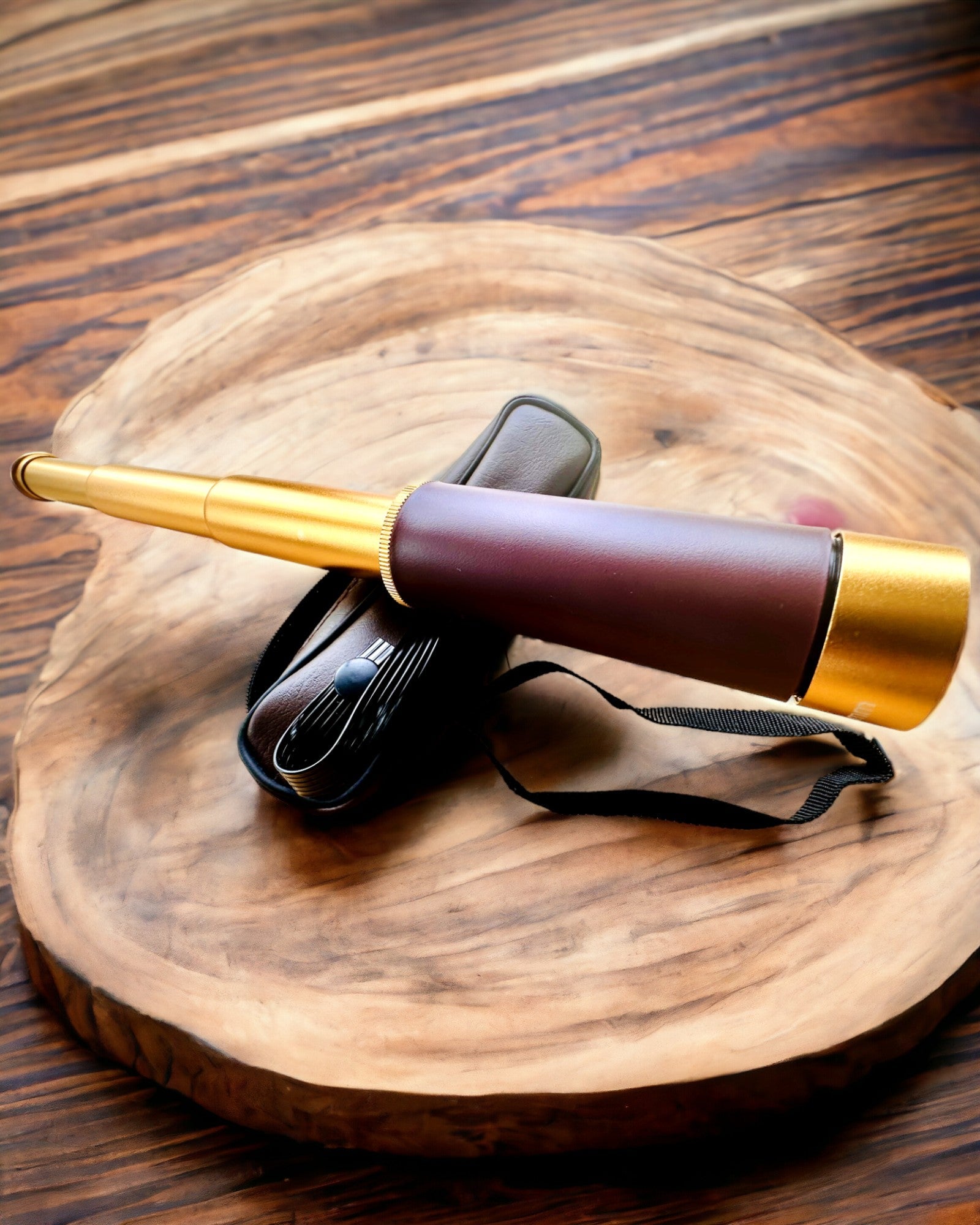 Monokulaarinen kaukoputki Explorer 25x30 - Kannettava, Taitettava Käsikaukoputki, mahdollisuus personointiin kaiverruksella