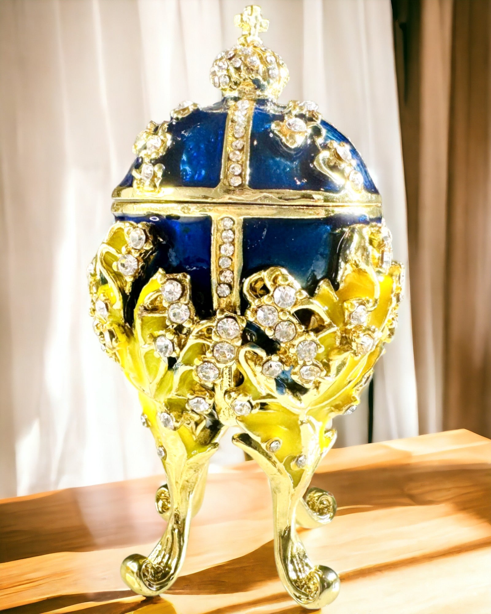 Korurasia 'Keisarillinen Muna' Faberge – Vintage-tyyli, Koristeellinen Säilytysastia