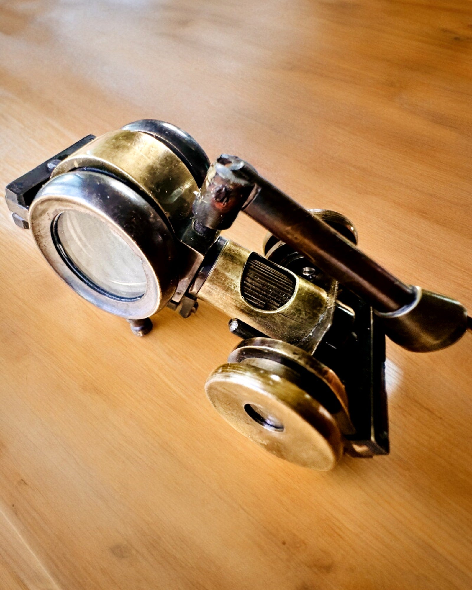 Binocular Nautica - Eksklusiivinen Vintage-lisävaruste - Käsintehty kaiverrusvaihtoehdolla, koriste toimistoon, premium