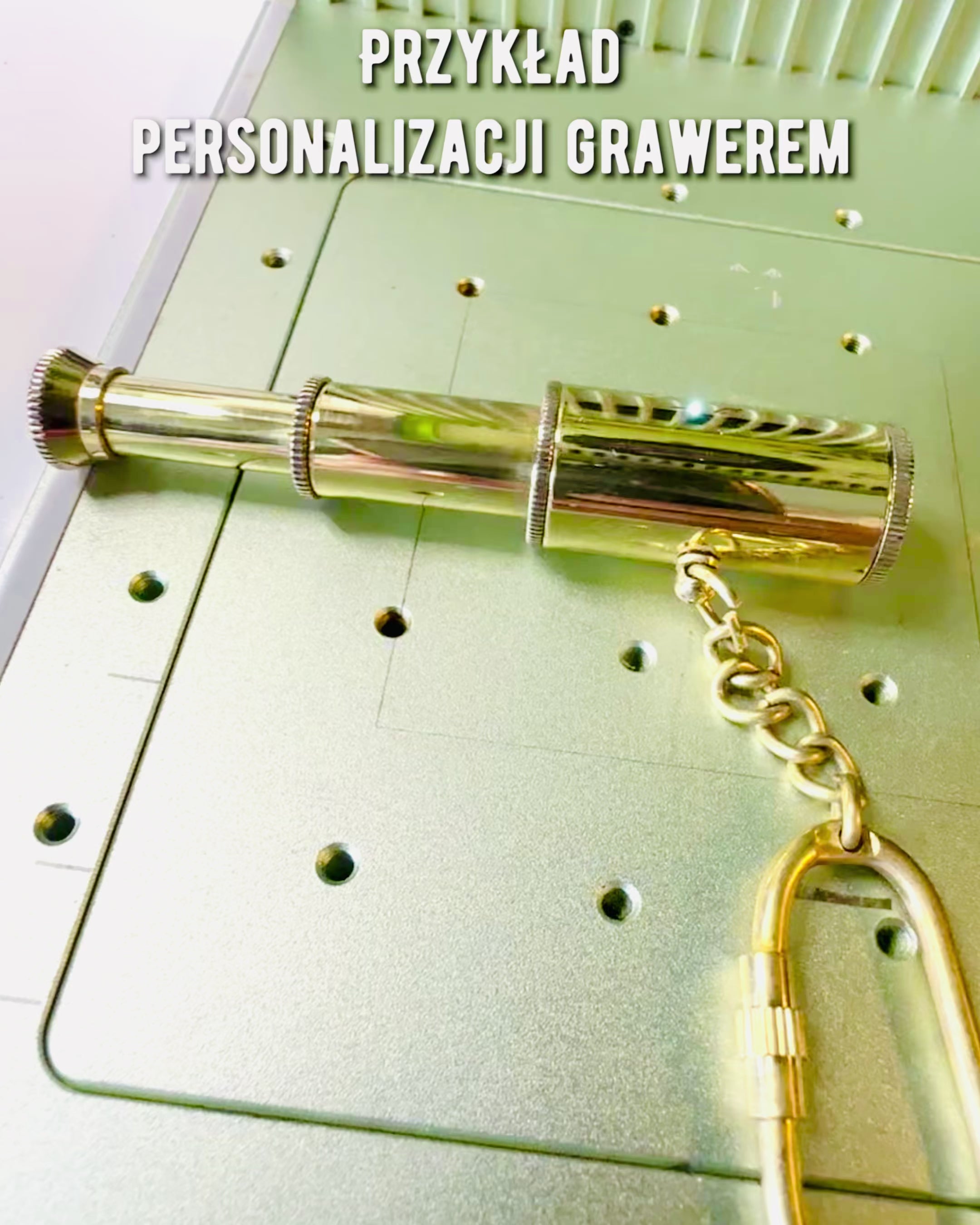 Taskukiikarit "Złota Przygoda" - avaimenperä, jossa on personointimahdollisuus