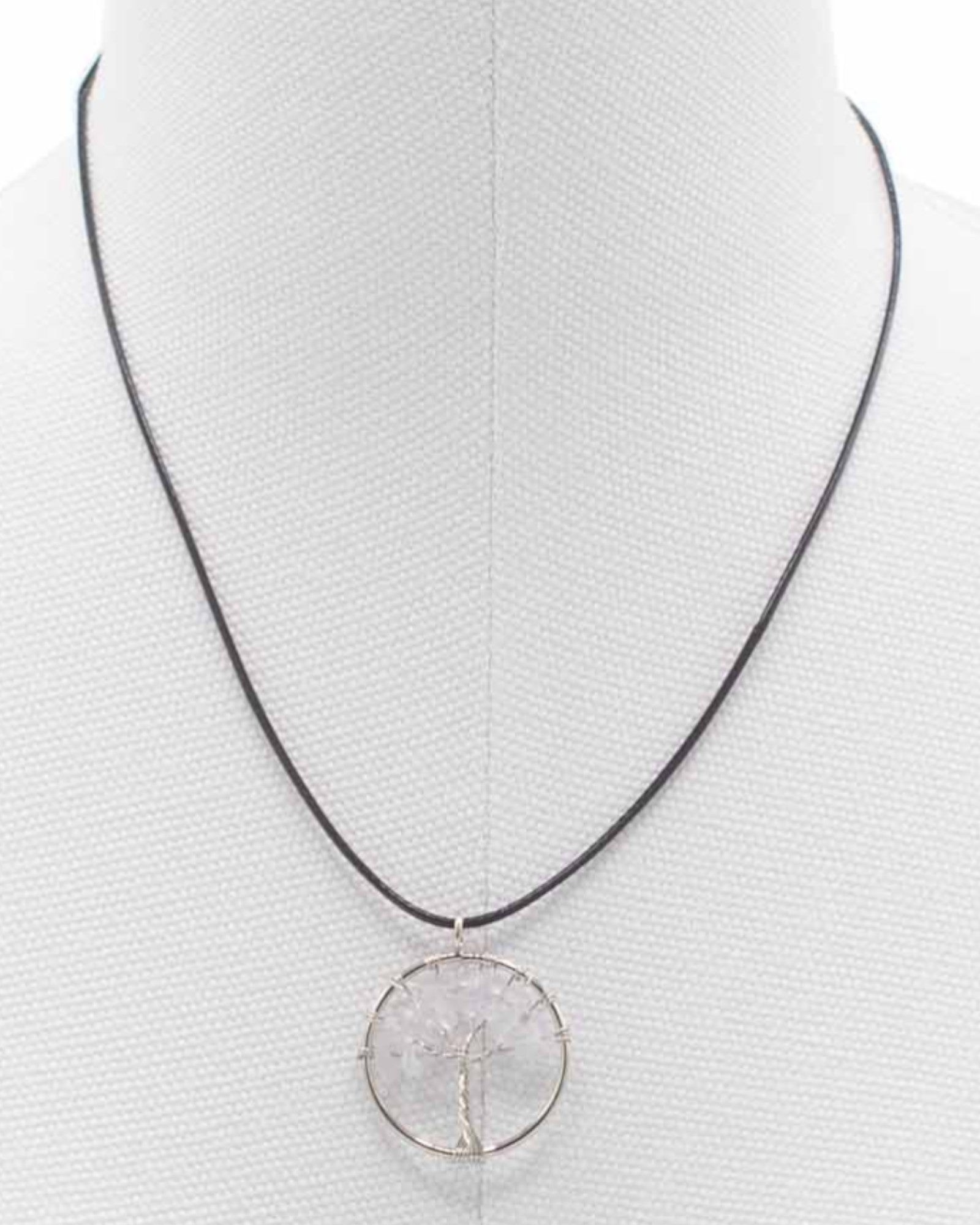 Elämänpuu-kaulakoru Puhdas energia – Kwarc Skalist y