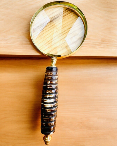 Suuri Retro-suurennuslasi, mahdollisuus personointiin lahjaksi kaiverruksella - valittavat vaihtoehdot