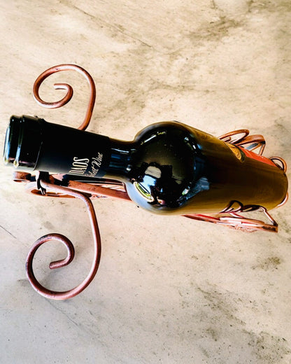 "WineCycle" Polkupyörän Viiniteline - mahdollisuus personoida kaiverruksella lahjaksi