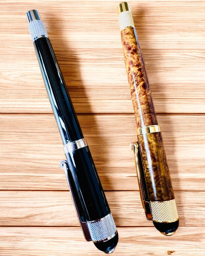 Tyylikäs "Majestic"-kynä lahjaksi personointimahdollisuudella, valittavana 2 värivaihtoehtoa