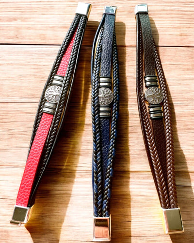 "Elämän Puu" -rannekoru, joka voidaan personoida lahjaksi, 3 värivaihtoehtoa