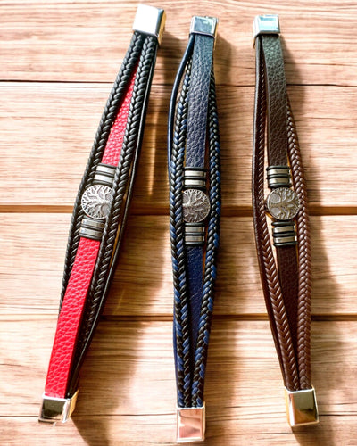 "Elämän Puu" -rannekoru, joka voidaan personoida lahjaksi, 3 värivaihtoehtoa