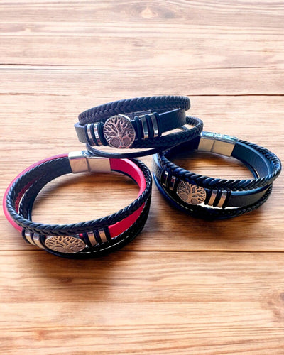 "Elämän Puu" -rannekoru, joka voidaan personoida lahjaksi, 3 värivaihtoehtoa