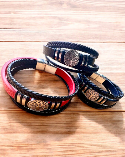 "Elämän Puu" -rannekoru, joka voidaan personoida lahjaksi, 3 värivaihtoehtoa