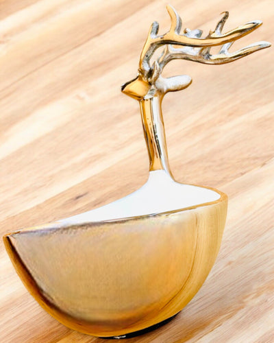 Elegantti kulho Sarvien Kauneus – Käsityö Intiasta, personointi kaiverruksella