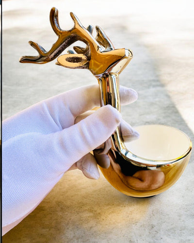 Elegantti kulho Sarvien Kauneus – Käsityö Intiasta, personointi kaiverruksella