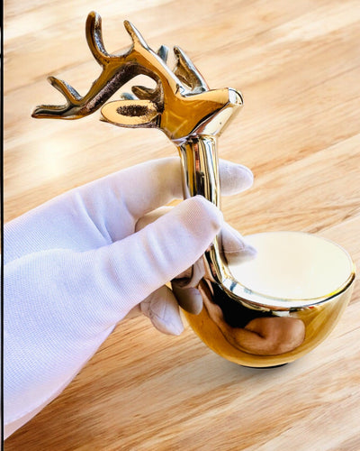 Elegantti kulho Sarvien Kauneus – Käsityö Intiasta, personointi kaiverruksella