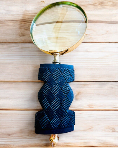 Suuri Retro-suurennuslasi, mahdollisuus personointiin lahjaksi kaiverruksella - valittavat vaihtoehdot