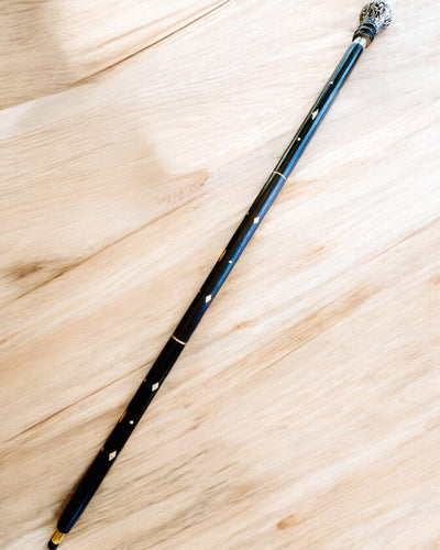 Kävelykeppi "Majesteettikeppi" Puinen Käsintehty, kaiverrusmahdollisuus, 2 vaihtoehtoa valittavana