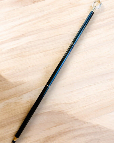 Kävelykeppi "Valkoinen Timantti" - Käsintehty puinen, kaiverrusmahdollisuus