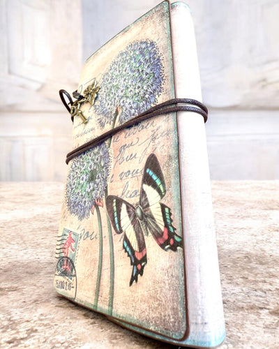 Vintage Memoire -muistikirja personoidulla kaiverruksella - 3 mallia valittavana, muistikirja lahjaksi