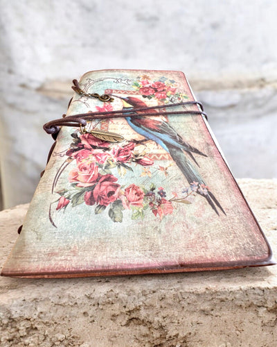 Vintage Memoire -muistikirja personoidulla kaiverruksella - 3 mallia valittavana, muistikirja lahjaksi