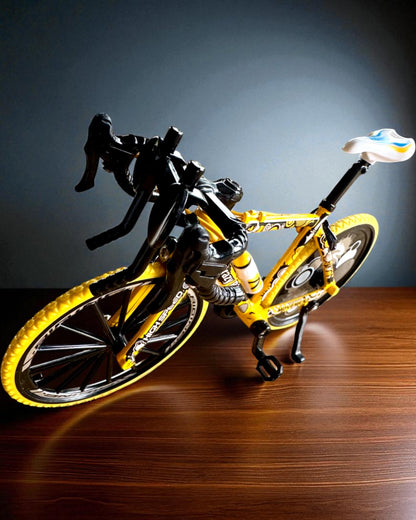 Miniatyyrimalli metallinen polkupyörä keräilyesine "Speed Rider 1.2" – personointi kaiverruksella lahjaksi, 2 värivaihtoehtoa