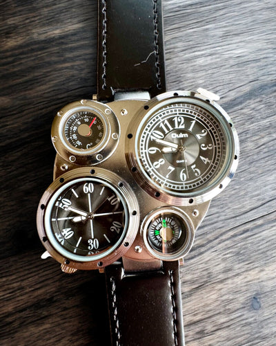 Selviytymiskello "Explorer 4in1", mahdollisuus personointiin kaiverruksella lahjaksi